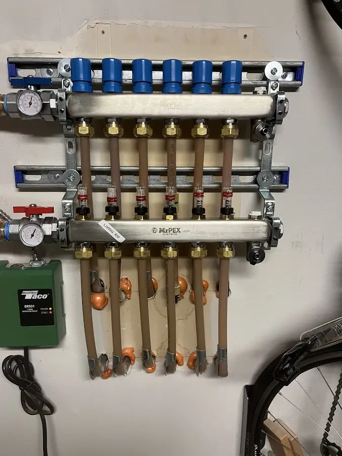 Plumber performing Gas Leak Detection at a residential property in Bothell West