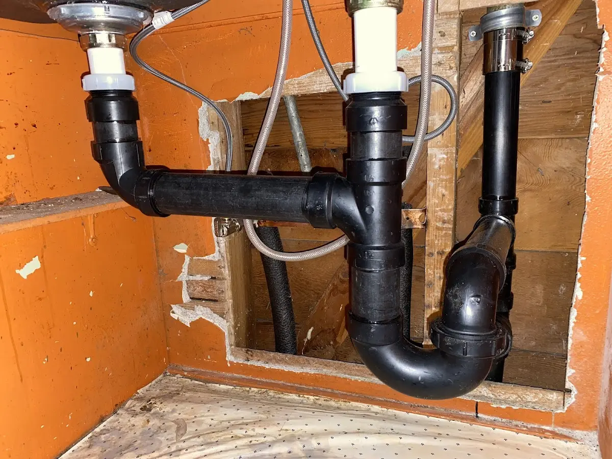 Professional Repiping Services equipment and tools on the job in Bothell West